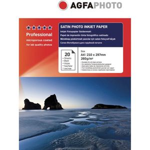 AgfaPhoto Professional Photo Paper 260 g Satin A 4 20 Sheets