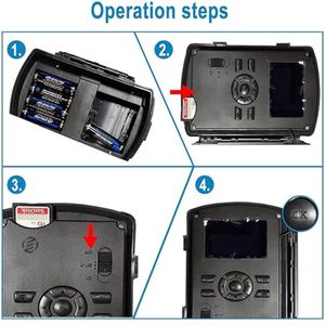 Equivera Wildcamera voor Buiten - Wildcamera met Nachtzicht - WiFi - Hoge Resolutie - Waterdicht - Wild Camera - Premium