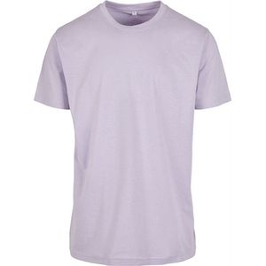 Herenshirt 'Round Neck' met korte mouwen Lilac - 3XL