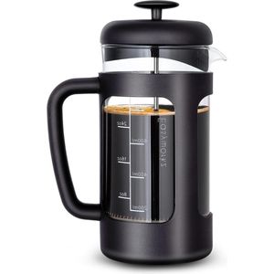 Franse pers 1000ml Koffie Thee Maker met Hittebestendig borosilicaat Glas - Grote Capaciteit