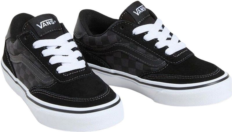 Vans - Brooklyn LS - Sneaker - Dambord Zwart Asfalt - Uniseks