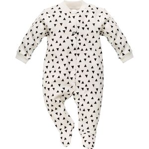 Pinokio Boxpakje creme met zwarte driehoekjes maat 62