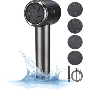 Oplaadbare elektrische eeltverwijderaar met krachtige zuigkracht en 2 snelheden voor professionele voetverzorging