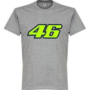 Valentino Rossi 46 T-Shirt - Grijs - L