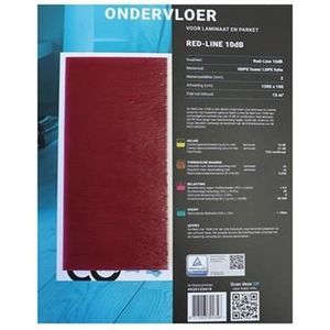Co PRO - Ondervloer Red-line - 10dB - 15 m2