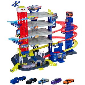 Majorette Super Achtervolgingscentrum+5 voertuigen