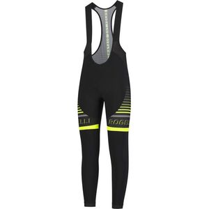 Rogelli Hero Lange Fietsbroek - Heren - Zwart, Grijs, Fluor - Maat 3XL