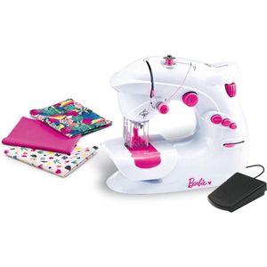 Naaimachine Kinderen 10 Jaar en Ouder - Cadeau voor je Kleine - Naaien voor Beginners - Meerdere Standen - Wit met Roze - Starterspakket