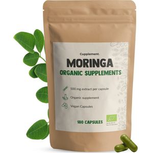 Cupplement - Moringa Capsules - 500 mg - Biologisch - Vitamines en Mineralen