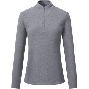 HV Polo Top Floria Mid Grey Melange - L | Winterkleding ruiter