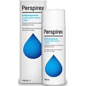 Perspirex Hand & Foot Lotion 100 ml – Krachtige Antiperspirant tegen Overmatig Zweten van Handen en Voeten – Tot 5 Dagen Bescherming