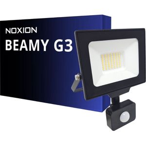 Noxion LED Breedstraler Beamy G3 30W 3300lm 110D - 830 Warm Wit | IP65 - Bewegings- En Lichtsensor - Symmetrisch.