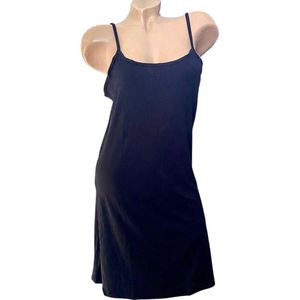 Onderjurk / Slipdress - Nachthemd - Katoen - (0064) - L/XL - Zwart