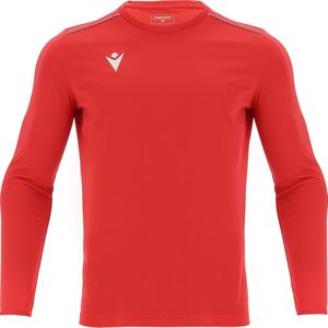 Macron Rigel Hero Voetbalshirt Lange Mouw Heren - Rood | Maat: 5XL
