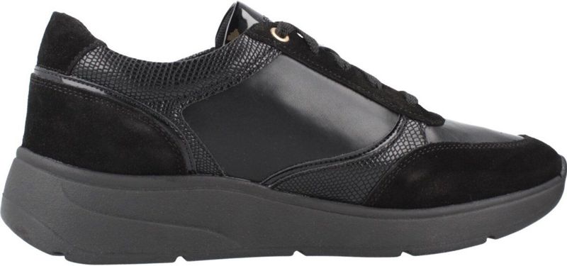 Geox - D Cristael - Damessneakers - Zwart - Ademend