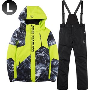 Bovista Skipak - SkiBroek - Skijas - Ski Suit - Wintersport - Heren - 2-Delig - Groen - Maat XL