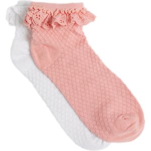 WE Fashion Meisjes sokken, 2-pack