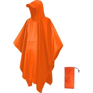 Uniseks-volwassene regenponcho (1-pack) - Az-os3901 - waterdicht - wandelen