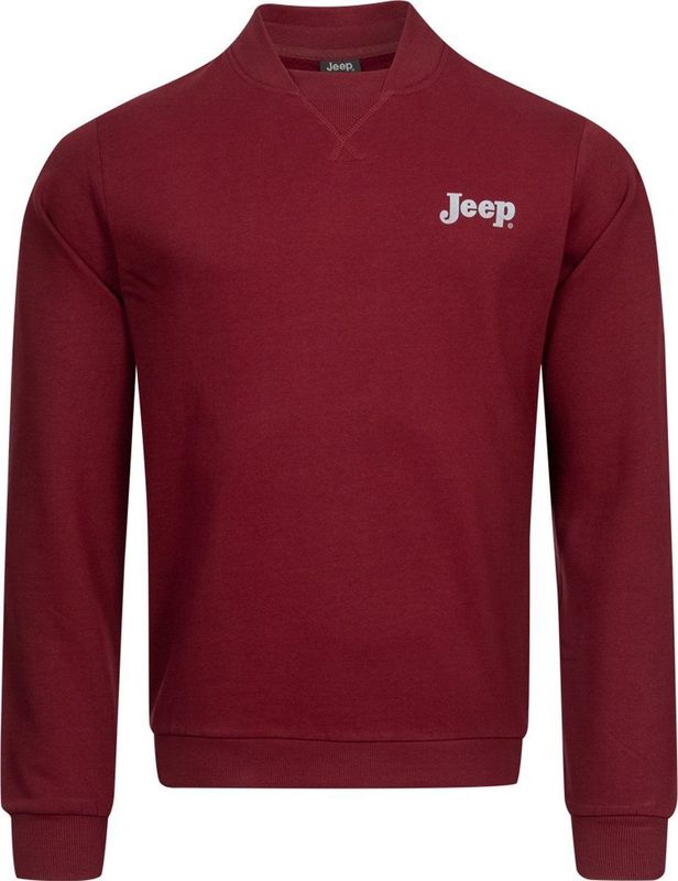 Jeep - Heren Bomber Sweatshirt - 100% Katoen - Comfortabel en Stijlvol