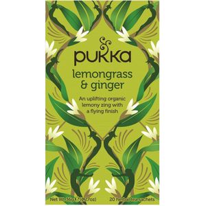 Pukka Lemongrass & Ginger Thee 4x 20 zakjes