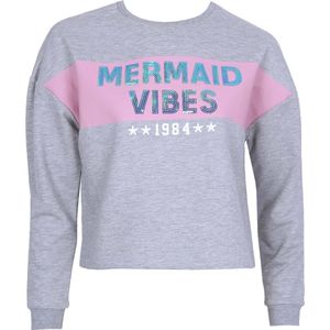 Grijs Mermaid Vibes sweatshirt