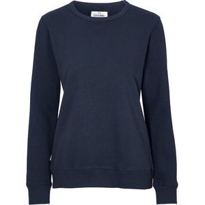 Cottover SWEATER CREW NECK LADY - GOTS GECERTIFICEERD 141004 - Marine - M