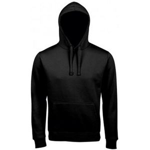SOLS Unisex Volwassenen Spencer Hooded Sweatshirt (Zwart)