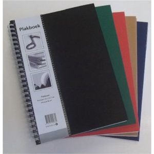 Plakboek papyrus 23x33cm neutraal 40v | 1 stuk | 5 stuks