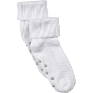 Minymo Kinder Socke Baby Rib Sock with ABS (2-Pack) 5067 White-19-22