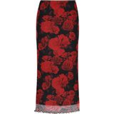 myMo - Asymmetrische Top - Met Sjaal - Floral Print - Valentijnsdag Collectie