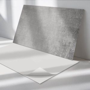 Wallfluent Vinyl Wandpaneel - Ruwe betontextuur Wandpaneel PVC - 100 cm x 50 cm - Grijs Vinyl Wandpaneel - Set van 1 - Rechthoekig Wandbekleding Vinyl - Texturen Wandpaneel - Zelfklevend Wandpaneel - Wandpaneel Keuken en Badkamer