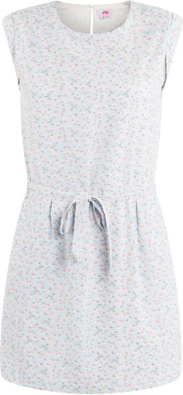 Mymo - Nolie - Jurk - Lichtblauw - Met Bloemenprint