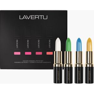 LAVERTU - Lipstick Excellent set - Gepersonaliseerde Lipkleur - Set met 4 Kleuren