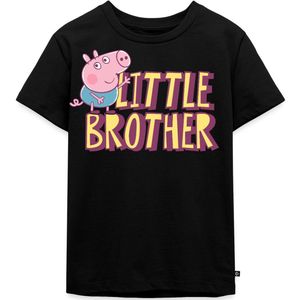 Spreadshirt Peppa Pig Kleine Broer George Pig Kinderen Premium Bio T-shirt