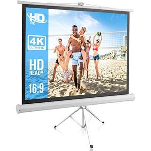 Draagbaar statief voor projectiescherm - 50 inch mobiel projectiescherm