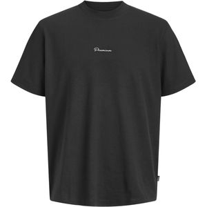 Jack & Jones T-shirt Jprblachad Frontprint Ss Tee Smu 12292531 Black/premium Mannen Maat - M