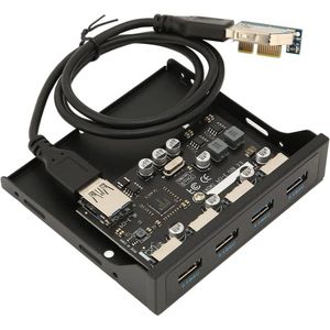 PCIE Naar USB 3.0 Pc-voorpaneel - 35 inch - USB-adapter met 4 X USB3.0-uitvoerpoort - Optische Station Uitbreiding .