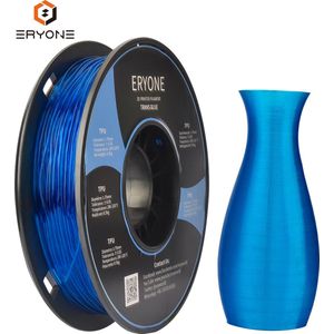 Eryone TPU Filament 1.75mm 500g Voor 3D Printer en 3D Pen Transparant Blauw
