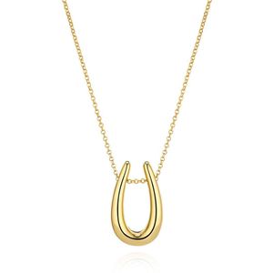 Sif Jakobs Ketting Goccia Pianura Goudkleurig 18 karaat gold plated - SJ-N2486-YG