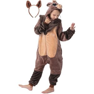 Schattige Dier Pluche Onesies Kostuum voor Kinderen