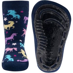 Antislipsok Ewers Donkerblauw met Eenhoorns-19/20