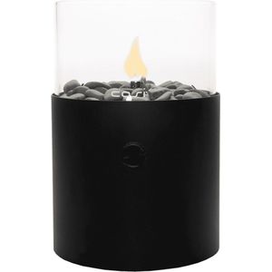 Cosiscoop XL Black Gaslantaarn - Unieke sfeermaker - Voor binnen en buiten - Brand 5 tot 6 uur op een gascartouche