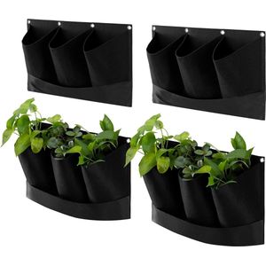 Plantenhangerset voor 12 planten - Hangpot voor binnen of buiten - Hangende plantenbak voor balkon vensterbank reling