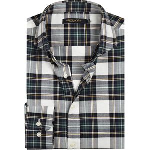 Steppin' Out Flanel Overhemd Ruit Zwart Groen - Maat M - Heren