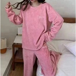 Winter Pyjama Set - Koraal Fleece - Dames Pyjama