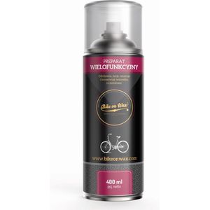 Bike On Wax - Beschermende spray (frame), Ontvetter, Waterafstotend - 400ml