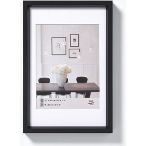 Walther Steel Style - Kunststof lijst - Fotoformaat 40x50 cm - Zwart
