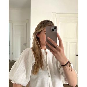 Blouse linnen met ballonmouw