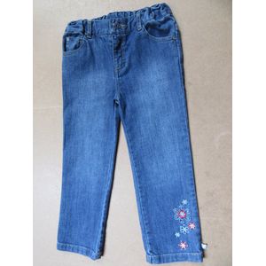 noukie's jeans broek voor meisjes met bloem ,  4 jaar  104