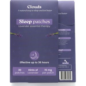 CBD slaappleisters + lavendel essentiële therapie - 30 stuks x 15mg - Tot 36 uur actief - Ondersteun goede nachtrust